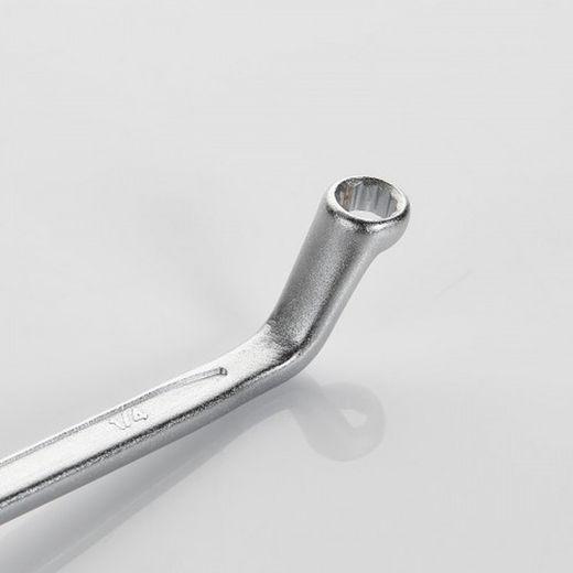 Llave acodada de apriete de Acero al Cr-V de estrella doble, medida en pulgadas Alyco, Referencia 190050 a Referencia 19078