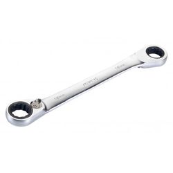Llave De Doble Estrella Acodada Con Carraca Reversible ALYCO, Referencia 191600 De 8-9 A Referencia 191625 De 17-19
