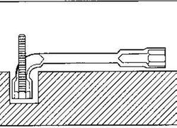 Llave De Pipa 2 Bocas Abiertas 6X6 Caras Hexagonales ALYCO.