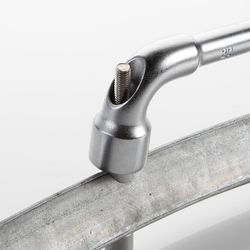 Llave De Pipa 2 Bocas Abiertas 6X6 Caras Hexagonales ALYCO.
