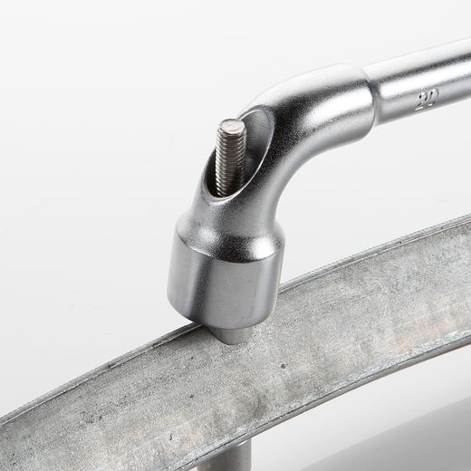 Llave De Pipa 2 Bocas Abiertas 6X6 Caras Hexagonales ALYCO.