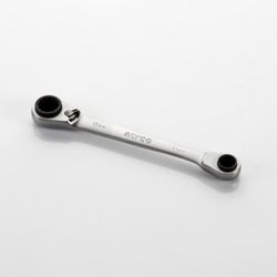 Llave De Doble Estrella Con Carraca Reversible 4 En 1 ALYCO De Medidas 8x10-12x13, Referencia 191630