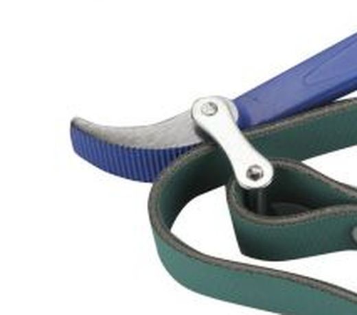 Llave Forjada Con Correa De Cuero De 9" 225 Milimetros