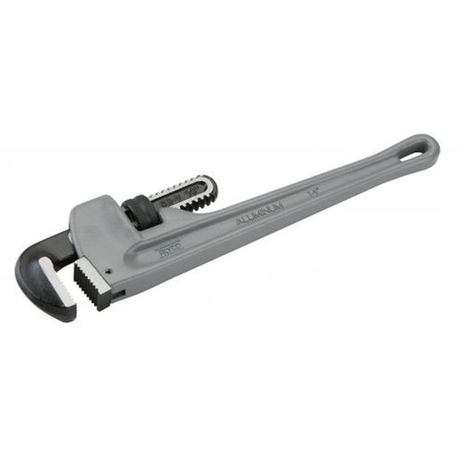Llave Stillson De Aluminio Reforzada Para Tubos ALYCO, Referencia 111410 de 10", Referencia 111412 de 12", Referencia 111414 de 14", Referencia 111418 de 18", Referencia 111424 de 24" y Referencia 111436 de 36"