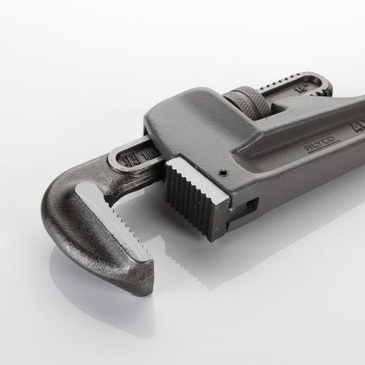 Llave Stillson De Aluminio Reforzada Para Tubos ALYCO, Referencia 111410 de 10", Referencia 111412 de 12", Referencia 111414 de 14", Referencia 111418 de 18", Referencia 111424 de 24" y Referencia 111436 de 36"