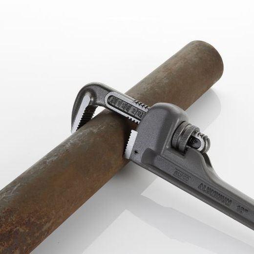 Llave Stillson De Aluminio Reforzada Para Tubos ALYCO, Referencia 111410 de 10", Referencia 111412 de 12", Referencia 111414 de 14", Referencia 111418 de 18", Referencia 111424 de 24" y Referencia 111436 de 36"