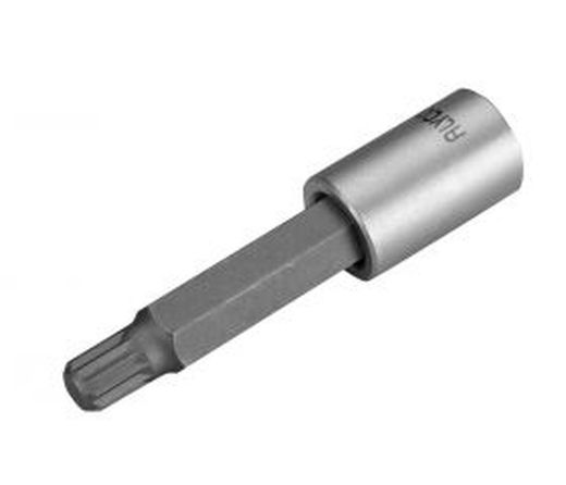 Llave de vaso de cuadradillo de 1/2" con punta de atornillar serie larga de Allen , Torx, Xzn y Ribe.