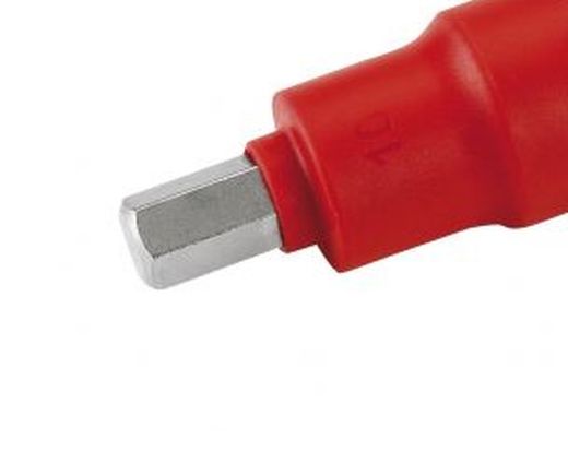 Llave De Vaso Aislada Con Punta Hexagonal Con Cuadradillo de 1/2" ALYCO, Referencia 190354 a 190360