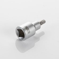 Llave De Vaso Con Punta Hexagonal Allen De Cuadradillo De 1/2", De 5 A 19 Milimetros