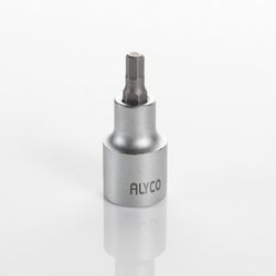 Llave De Vaso Con Punta Hexagonal Allen De Cuadradillo De 1/2", De 5 A 19 Milimetros