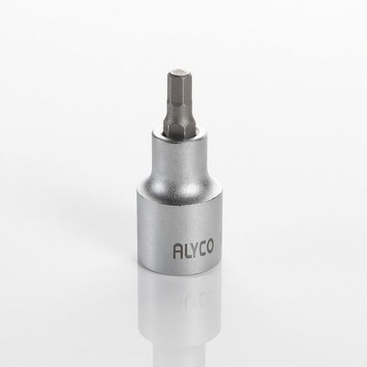 Llave De Vaso Con Punta Hexagonal Allen De Cuadradillo De 1/2", De 5 A 19 Milimetros
