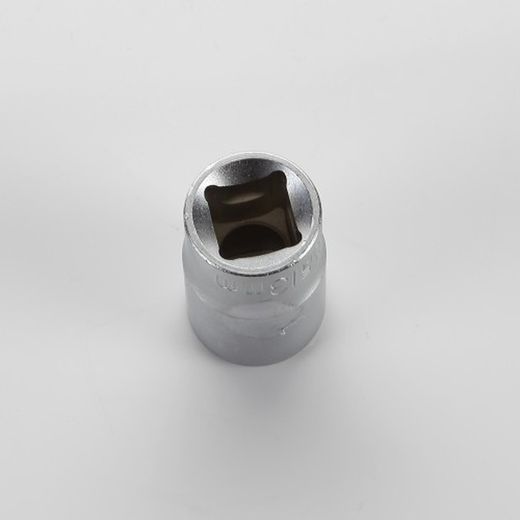 Llave de vaso de cuadradillo de 3/8" con boca de perfil hexagonal en medida de milimetros ALYCO, Referencia 192208 a 192222