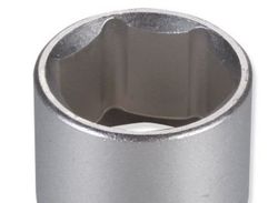 Llave de vaso de cuadradillo de 1/2" con boca de perfil hexagonal en medida de pulgadas Alyco, Referencia 190204 a Referencia 190230