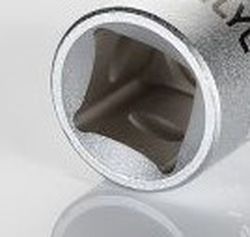 Llave de vaso Hexagonal para aprietes con carraca de cuadradillo de 1/2".
