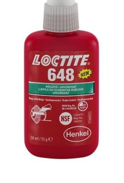 Loctite® 648 50 Ml Retenedor De Alta Resistencia Mecánica Y Térmica