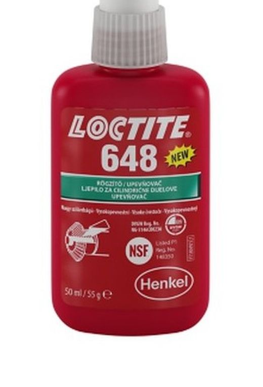 Loctite® 648 50 Ml Retenedor De Alta Resistencia Mecánica Y Térmica