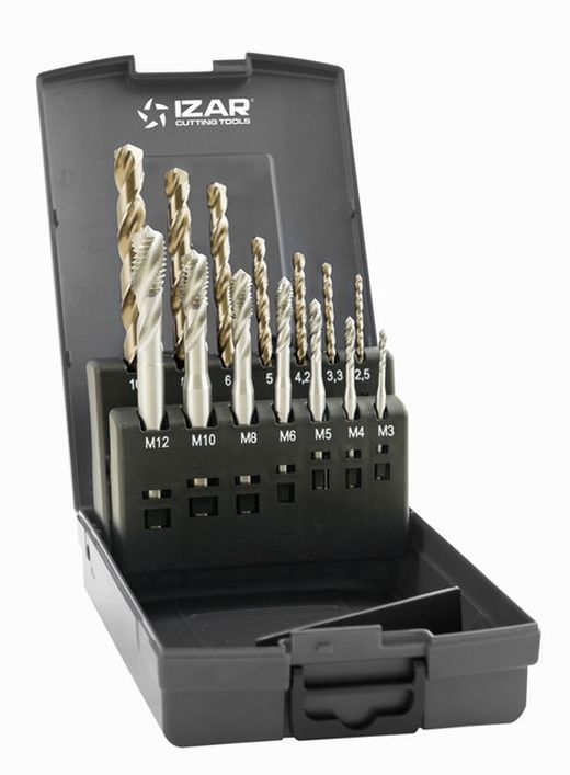 Macho De Maquina Rosca Metrica de Ranura Helicoidal y Mango Reforzado Hsse Din371, Referencia 3150