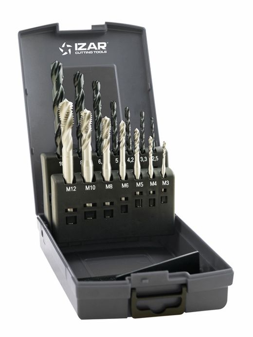 Macho De Maquina Rosca Metrica de Ranura Helicoidal y Mango Reforzado Hsse Din371, Referencia 3150