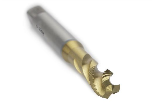 Macho De MaquinaRosca Metrica Ranura Helicoidal Multifuncion Mango Reforzado Hsse-V Din371 , Referencia 3160