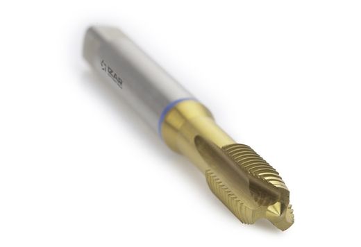 Macho De Maquina Rosca Metrica De Ranura Recta Para Inoxidable Mango Reforzado Hsse Con Tin Din371 , Referencia 3149