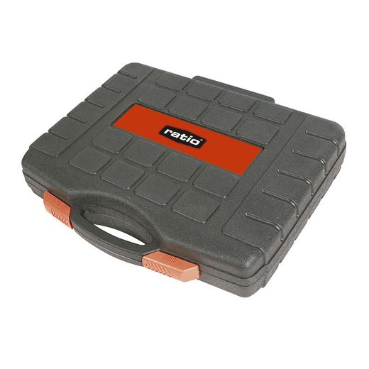 Maletín 95 herramientas RATIO Basic Vasos sistema Locksystem. Ref. 5097H95