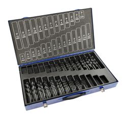 Maletin Surtido De Brocas de 1-10 x 0.50 (170 brocas) y  de 1-13 (220 brocas)  Din 338 N, Ref. 1470