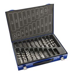 Maletin Surtido De Brocas de 1-10 x 0.50 (170 brocas) y  de 1-13 (220 brocas)  Din 338 N, Ref. 1470