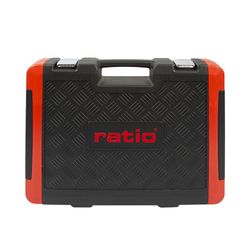 Maletín herramientas 171 piezas RATIO. Vasos sistema Locksystem. Ref.5097H171