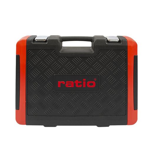 Maletín herramientas 171 piezas RATIO. Vasos sistema Locksystem. Ref.5097H171