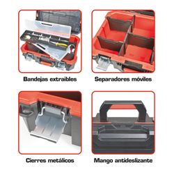 Maletín técnico RATIO Hardbox 6779 Resistente estructura de polipropileno y polietileno. Referencia 6779H
