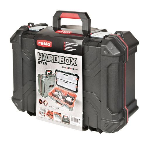 Maletín técnico RATIO Hardbox 6779 Resistente estructura de polipropileno y polietileno. Referencia 6779H