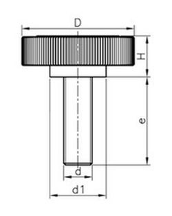 Pomo Mando Kn.  Referencia 110015
