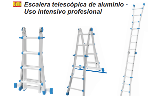 Marchetti Escalera Telescópica Transformable Equ44