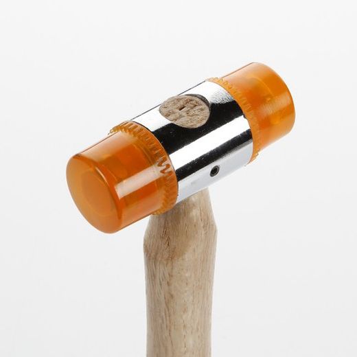Martillo De Bocas De Pvc Con Mango Madera ALYCO ORANGE De Diametro 40 Milimetros, Referencia 170178