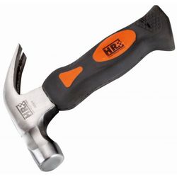 Martillo Corto Uña Curva Americano Mango Fibra Vidrio ALYCO ORANGE 220 Gramos, Referencia 170145