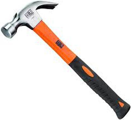 Martillo Uña Curva Americano Mango De Fibra De Vidrio ALYCO ORANGE , Referencias 170140 y 170142