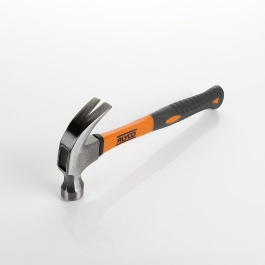Martillo Uña Curva Americano Mango De Fibra De Vidrio ALYCO ORANGE , Referencias 170140 y 170142