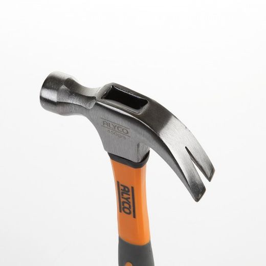 Martillo Uña Curva Americano Mango De Fibra De Vidrio ALYCO ORANGE , Referencias 170140 y 170142