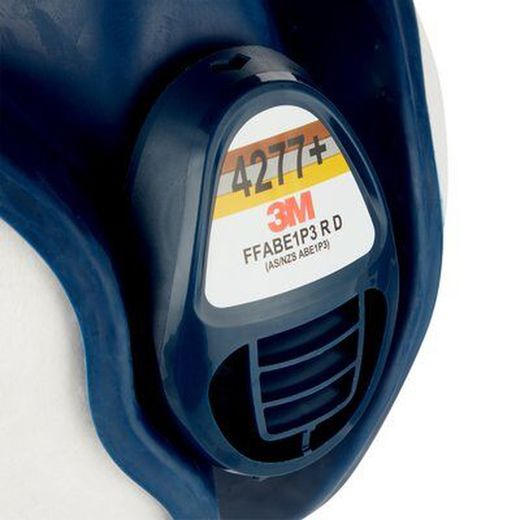 Máscara Autofiltrante Para Vapores Orgánicos, Inorgánicos, Gases Ácidos Y Partículas Ffabe1p3d.Media Máscara Serie 4000+ Ref. 4277