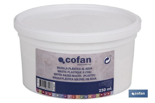 Masilla al Agua | Diferentes envases | Perfecta para tapar o reparar fisuras. Referencia 15002361