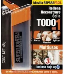 Masilla reparadora CEYS superbarra multiusos Se presenta en una cómoda barrita de 48 g. Ref.4601B50