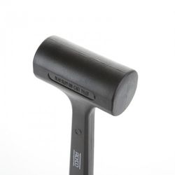 Maza Antirrebote de Poliuretano Negra Monoblock Alyco, de 455, 690 y 920 Gramos, Referencia 196789, 196790 y 196792