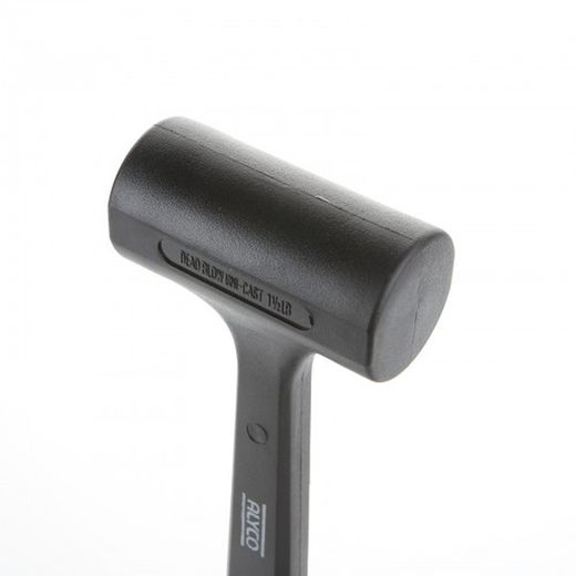 Maza Antirrebote de Poliuretano Negra Monoblock Alyco, de 455, 690 y 920 Gramos, Referencia 196789, 196790 y 196792
