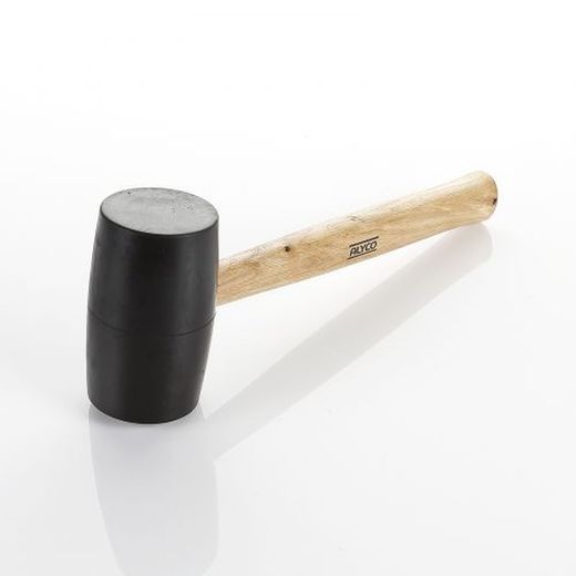 Maza De Goma Negra Con Mango De Madera ALYCO, Referencia196780 A Referencia 196783