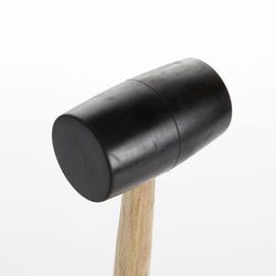 Maza De Goma Negra Con Mango De Madera ALYCO, Referencia196780 A Referencia 196783