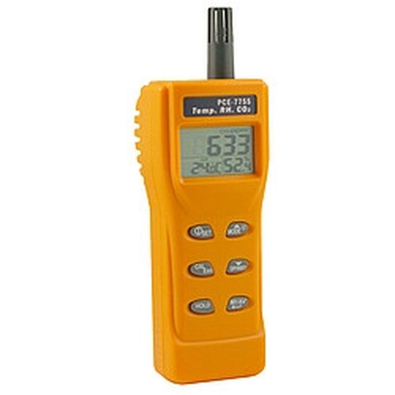 Detector de monóxido de carbono detector de temperatura portátil / sensor  de humedad / medidor de calidad del
