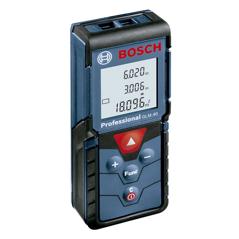 Medidor láser distancias BOSCH GLM-40 Uso profesional. Ref. 5585X554 —  Ferretería Miranda