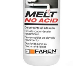 Desatascador sin ácido sulfúrico MELT NO ACID - 1LT. Código 3LS001