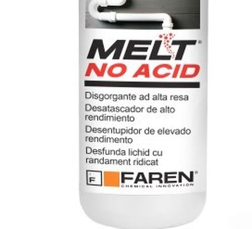 Desatascador sin ácido sulfúrico MELT NO ACID - 1LT. Código 3LS001