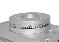 Cilindro Neumatico Rotativo, Mesa Giratoria Doble Efecto Magnetico, Regulacion Total Del angulo De Giro 0-190º, Referencia RT01